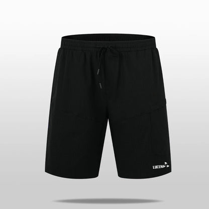 LUCEN New 2026 High-Quality Men's Summer Sports Breathable Shorts Fashionable Beach Leisure Shorts Fitness Running Shorts Tops