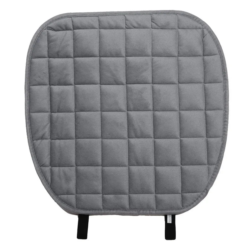 Car Seat Cover Front Rear Flocking Cloth Cushion Non Slide Winter Auto Protector Mat Pad Keep Warm Universal Fit Truck Suv Van