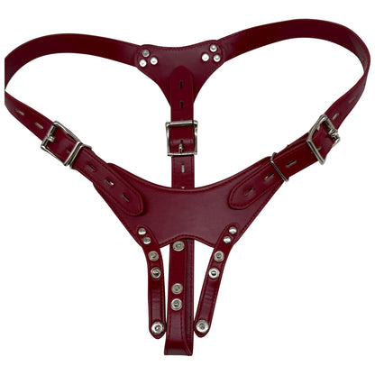 Adjustable Chastity Panties with Metal Buckles BDSM Bondage Fetish Sex Toy for Women Couples Role Play Adult Product