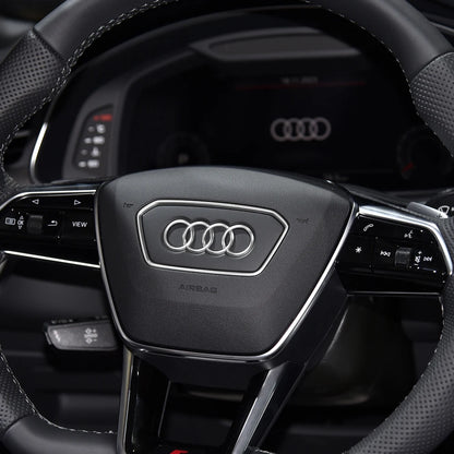 Car Styling Steering Wheel Center Logo Covers Trim Accessorie Fit  AUDI A6L Q7 Q3 Q5 A7 A5 A3 A4L A8L A8 Q5L Q8 A7 Q6 E-TRON SQ5