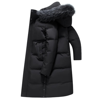 Down Jacket Man Long Men's Puffer Jacket Winter Coats For Men Duck Down Jacket Men Parkas Overcoat Padded Cold Clothes Feather