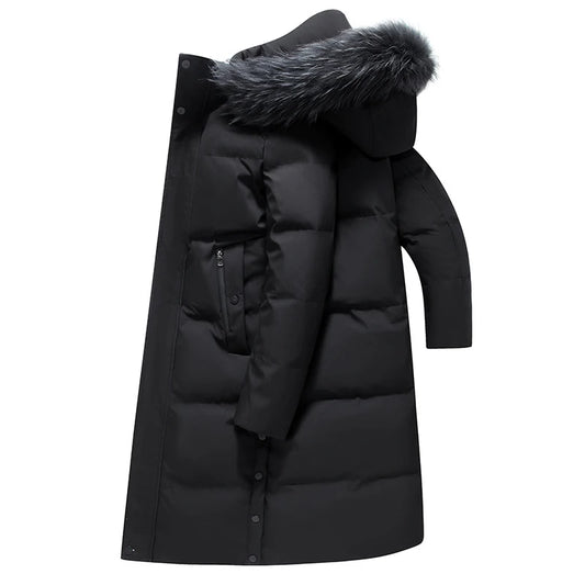 Down Jacket Man Long Men's Puffer Jacket Winter Coats For Men Duck Down Jacket Men Parkas Overcoat Padded Cold Clothes Feather