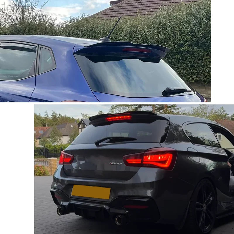 99Cm Car Universal Rear Roof Spoiler For BMW Accessories 1 Series F20 F21 LCI M135i M140i 15+ Gloss Black ABS