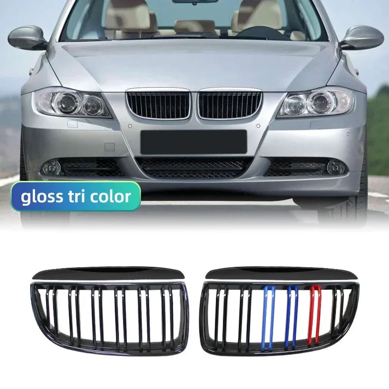 Car Front Bumper Grille Black Grille Abs Fit For Bmw 3 Series E90 E91 2005 2006 2007 2008