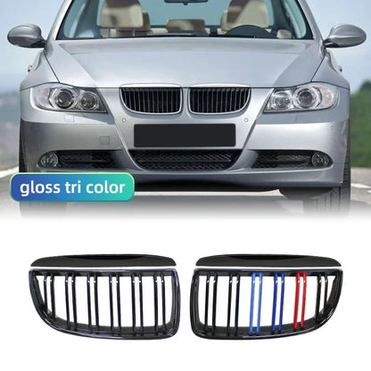 Car Front Bumper Grille Black Grille Abs Fit For Bmw 3 Series E90 E91 2005 2006 2007 2008