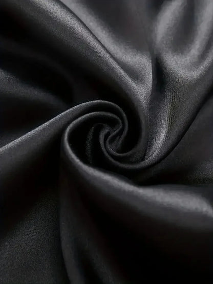 New Men Pajama Sets Spring Silk Satin Solid Color Men's Pajamas Big size Long Sleeve Pants Male Home Suit Sleepwear for Sleeping
