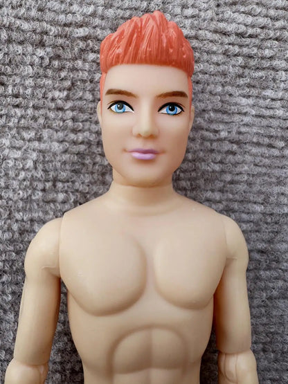 1/6 Boys Doll Male Figures Joints Movable Solid  30cm Dolls Kids DIY Toys Birthday Gifts