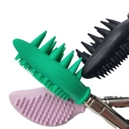 1/4 pcs mix Itch Back Scraper Massager Brush Extendable Telescopic for Itch Tool Silicone Health Massage Tools Body Relaxation