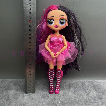 Original 24cm OMG Big Sister Fashion Dress up Girl Doll Set Including Clothes and Shoes Holiday Gift Toys