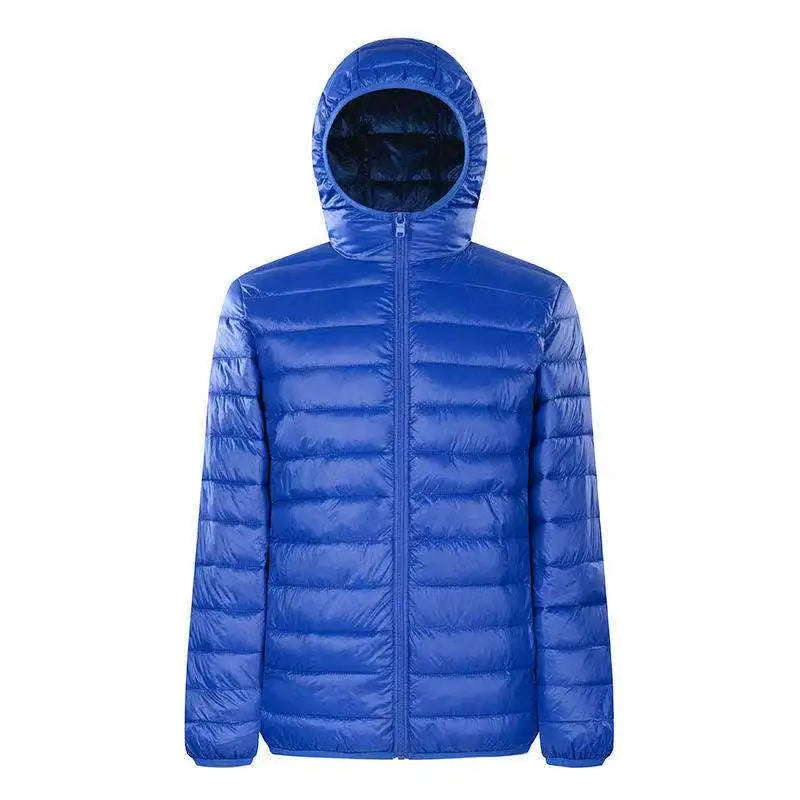 Down Jacket Men's 2024 New 90% White Duck Down Super Light Down Jacket Men's Lightweight Thermal Coat Hooded Feather Coat