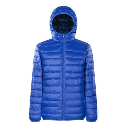 Down Jacket Men's 2024 New 90% White Duck Down Super Light Down Jacket Men's Lightweight Thermal Coat Hooded Feather Coat