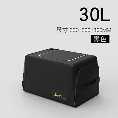 30L-70L Car Luggage Storage Box Large Capacity Multi Functional Tool Storage Bag Oxford Foldable Emergency Storage Box
