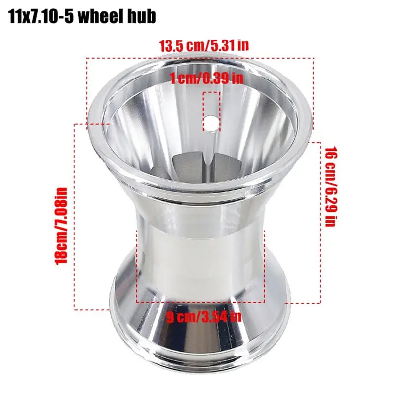 New 5Inch Kart 11X7.10-5 180Mm Rear Wheel Hub For Go-Kart Car 4 Wheel Drift Car Aluminium Alloy Rims