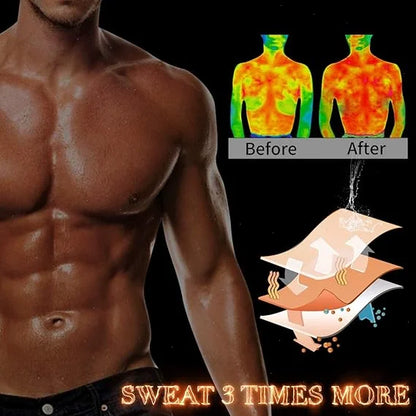 Men Sauna Zipper Waist Trainer Vest Slimming Shirt Tank Top Trimmer Body Shaper Compression Undershirt Fat Burner Workout Tops