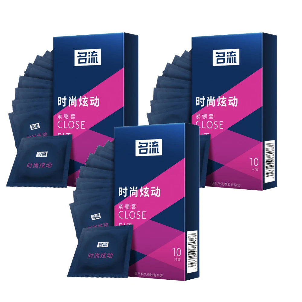 30pcs Ultra Thin Condoms for Men Anti Falling Off 45mm 49mm Small Size Penis Sleeve Slim Fit Sex Toys Condom Couples Sex Tools