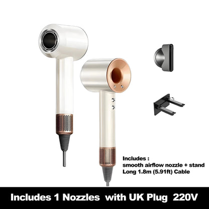High-Speed Hair Dryer with 10M Negative Ions, Collagen, Intelligent Constant Temperature & Multi-Settings