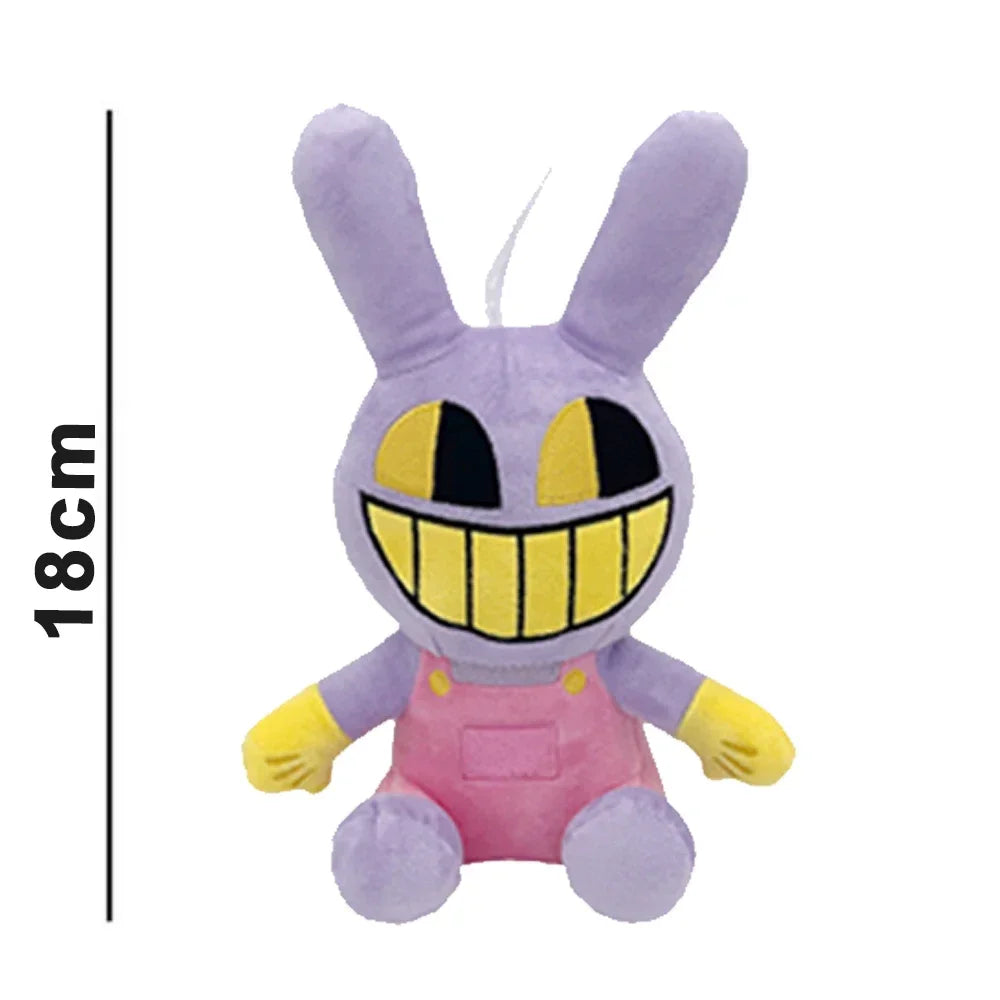 New The Amazing Digital Circus Pomni Jax Plush Toy Anime Cute Theater Rabbit Doll StuffedCartoon Clown Christmas Kids Gifts