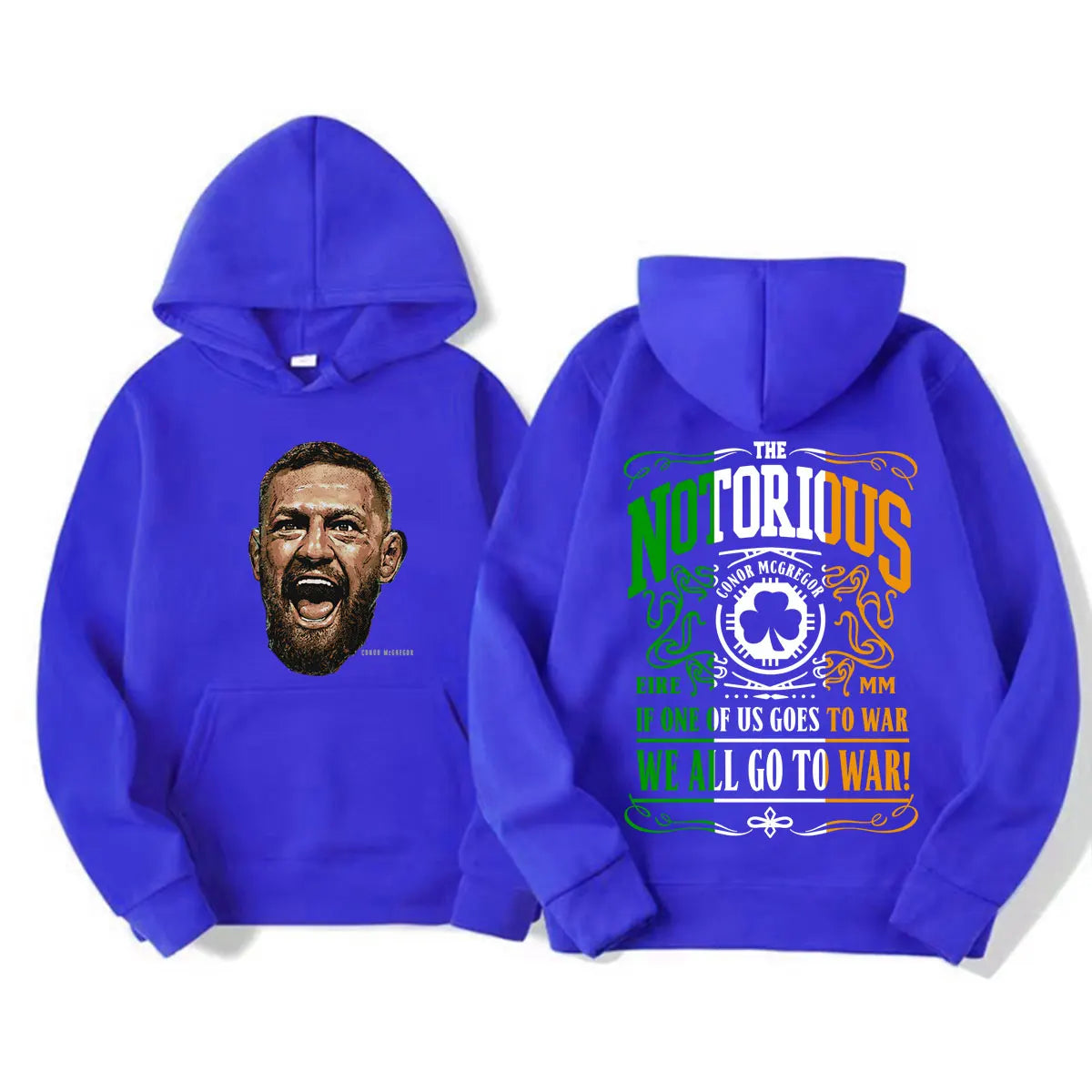 The Notorious Conor Mcgregor Graphic Sweatshirts Men's Clothes Fashion Gothic Classic Hoodies Casual Fleece Oversized Pullovers