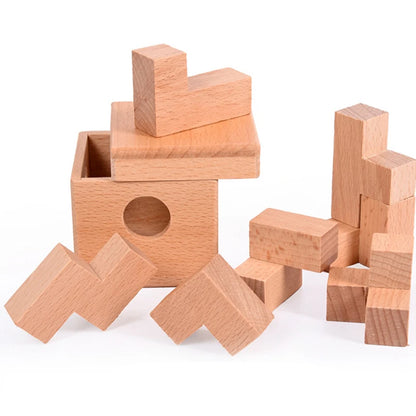 Disentanglement 3D Soma Cube Puzzle Montessori Brain Teaser IQ Logic Training Mind Challenge Educational Toys For Kids Adults