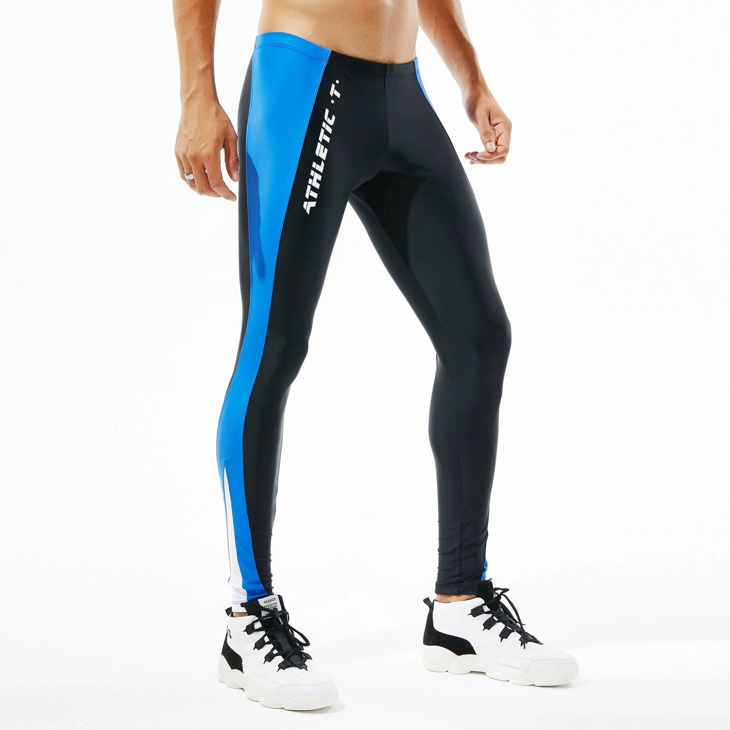 Men's Sport Compression Leggings Dive Skins Surf Tights Water Pants Quick Dry Base Layer Running Cycling  basketball leggings
