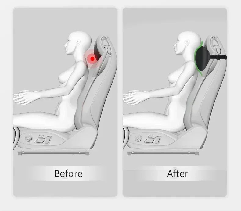 Italy Suede Car Neck Rest Pillow For Audi A1 8X GB Seat Head Neck Support Cushion Auto Interior Accessories