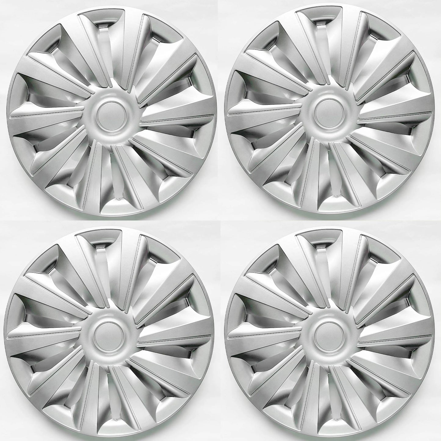 4pcs Hubcaps suitable for cars with 14-inch iron wheels, made of PP plastic can be used to decorate the appearance of car wheels