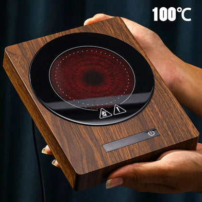 100℃ Cup Heater Mug Warmer Hot Tea Makers Automatic Warmer Coaster 5 Gear Temperature Cup Heaters Coffee Milk Tea Heating Pad