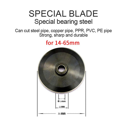 Metal Scissor 14mm-200mm PVC PP PE Bearing Copper Tube Plumbing Cutting Tool Roller Type Stainless Steel Manual Tube Cutter