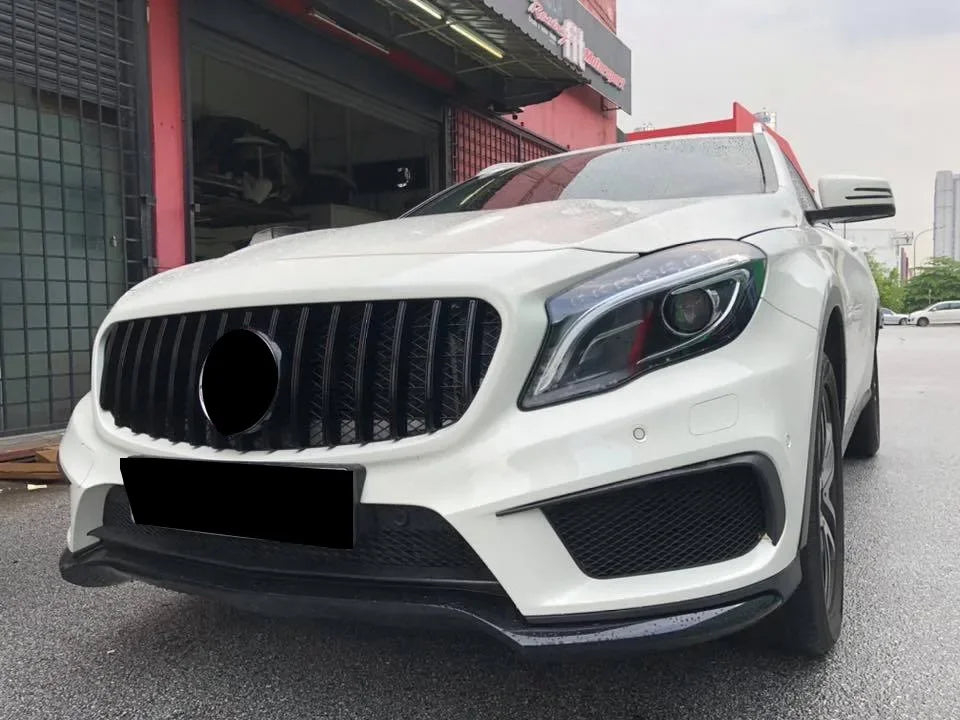 XVIP Chrome Diamonds Style Racing Grille For Mercedes Benz GLA-Class X156 GLA180 GLA200 GLA250 2014-2016 GTR Style Bumper Grille