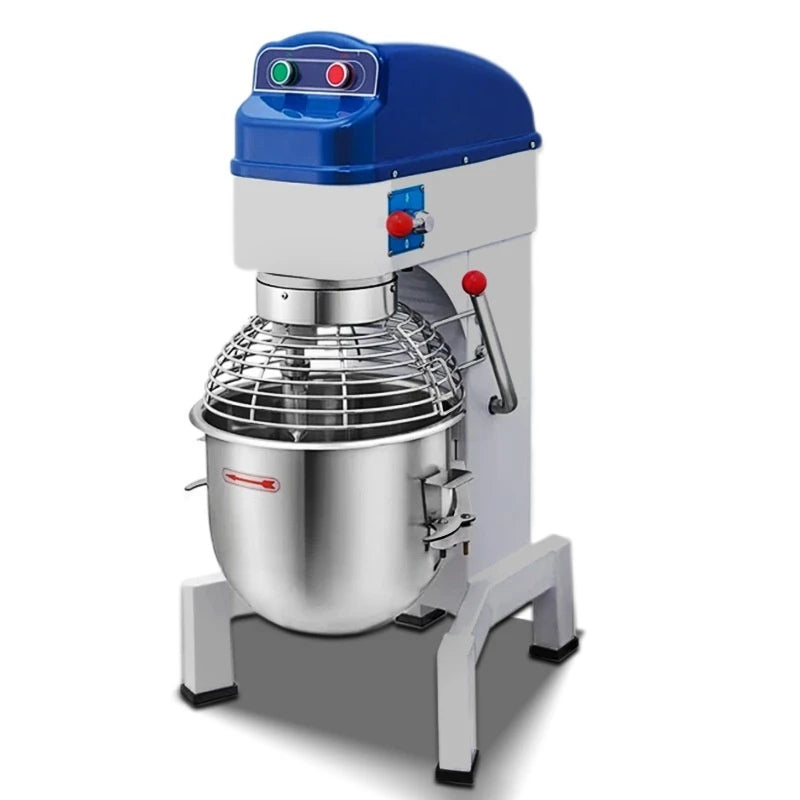 15L Automatic Dough Mixer and Egg Beater - Commercial Kneading and Beating Machine for Bakeries
