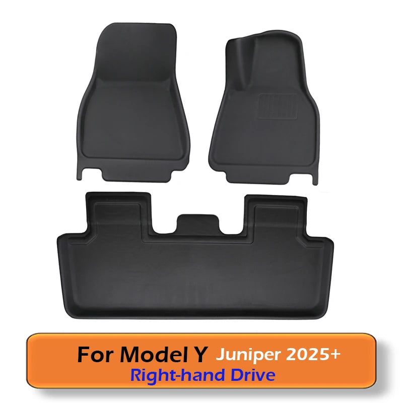 XPE Floor Mats Cargo Liner for Tesla Model Y Juniper / Launch 2025 2026 All Weather Anti Slip Waterproof Floor Liner Boot Mats