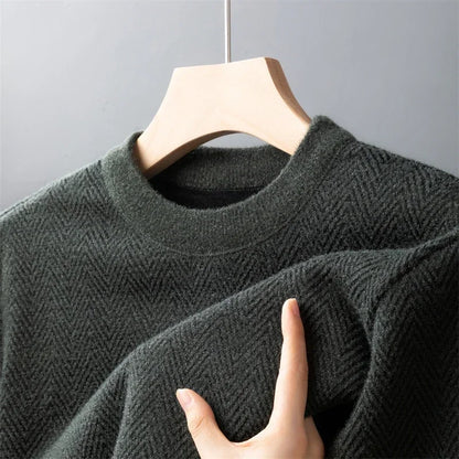 Cashmere Blend Sweater Men Pull Homme Autumn Winter Sweter Male Clothes Sueter Hombre Man Pullover Sweaters Warm Knitwear