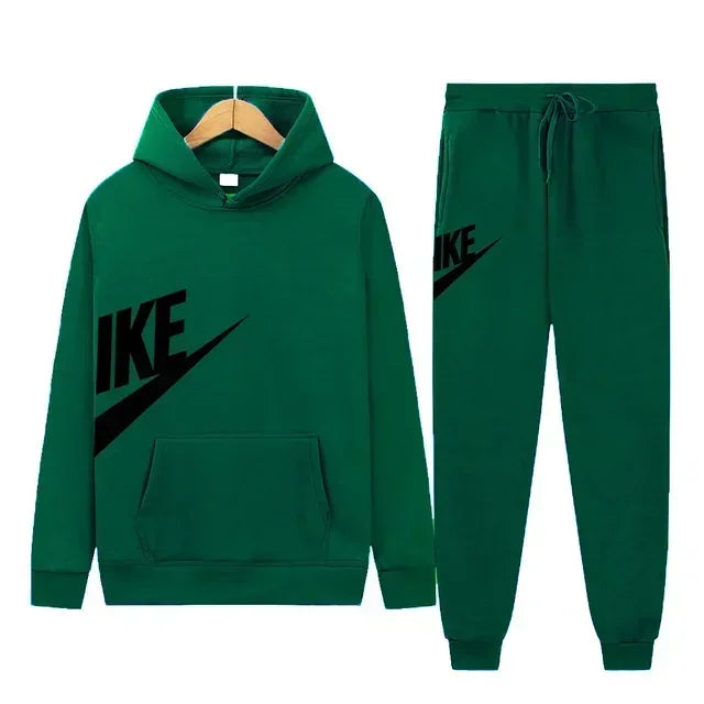 2025 Men's Sport Outfit, fashionable men's and women's casual suit hooded sweatshirt outdoor winter/spring sport hooded sweats