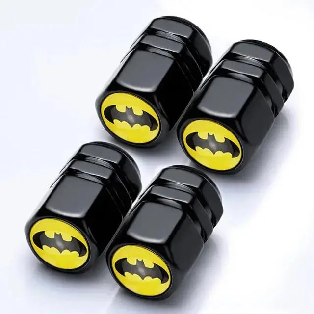 Champ Aluminum Car Tire Valve Stem Caps Wheel Nipple Cover AirCover Cap Set for Cars SUVs Bike Trucks BHL1858-FRO