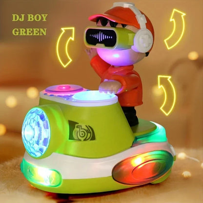 DJ Dancing Toy DJ Musical Toy for Toddlers Dancing Boy with Dynamic Music and Colorful Lights Birthday Gift for Girls Toddlers