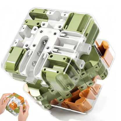 NEW 3D Maze Cube Ball Labyrinth Puzzle Brain Teaser For Adults & Kids Difficult IQ Challenge Problem Solving Educational Toys