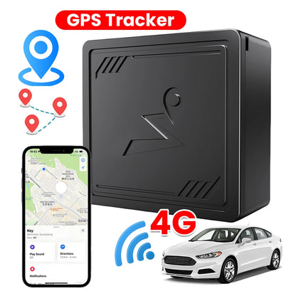 4G GPS Tracker with App Real Time Car Tracking Device Anti-Lost Recording Tracking Device for Elderly Children Pets Car