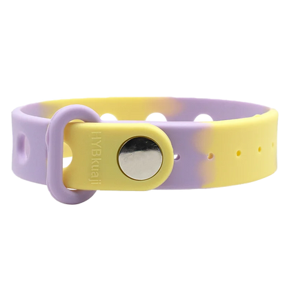 1-24pcs 21.5cm Silicone Bracelets with Holes Soft Wristbands Fit Shoe charms Shoe Accessories Pins Adjustable Size Kids Ornament