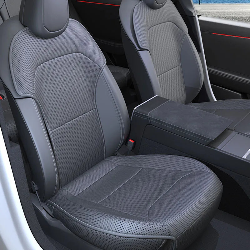Car Seat Mats For Tesla Model Y L/ Y Juniper Breathable All Season Back Seat Pad Protector Covers Nappaleather Cushion Accessori