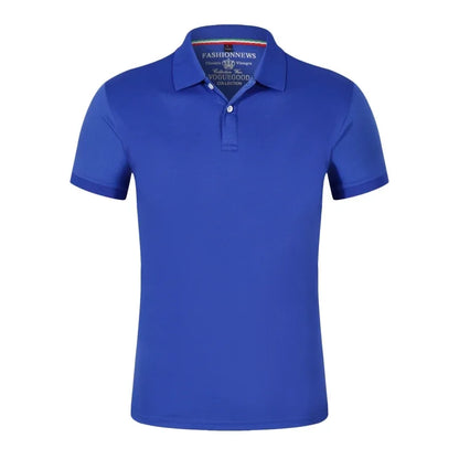 Top Quality Summer Short Sleeve Solid Classic Polo Shirts Custom Printed Design Photo Logo For Business Staff Company Uniform