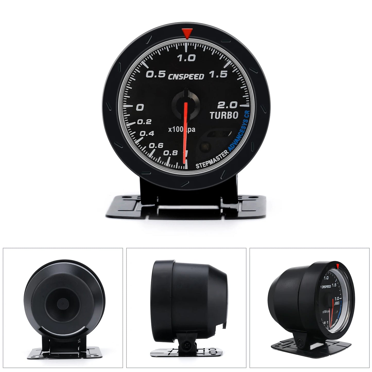 CNSPEED 60MM Car Turbo Boost gauge + Adjustable Turbo Boost Controller Kit 1-30 PSI IN-CABIN Car Gauge Car Meter