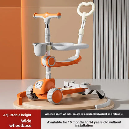 Scooter for children and scooter suitable for boys and girls, ideal for helping children develop their sense of balance