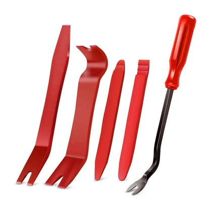 5Pcs Auto Trim Removal Tool Kit, No Scratch Plastic Pry Tool Kit - Interior Door Panel Clip Fastener Removal Set For Vehicle