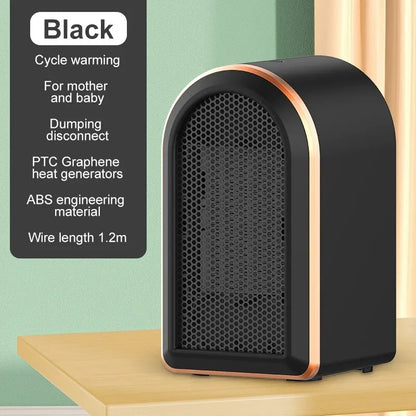 1200W Electric Heater Portable Fan Heaters 220V PTC Ceramic Room Heater Home Office Desktop Heaters Warmer Machine For Winter
