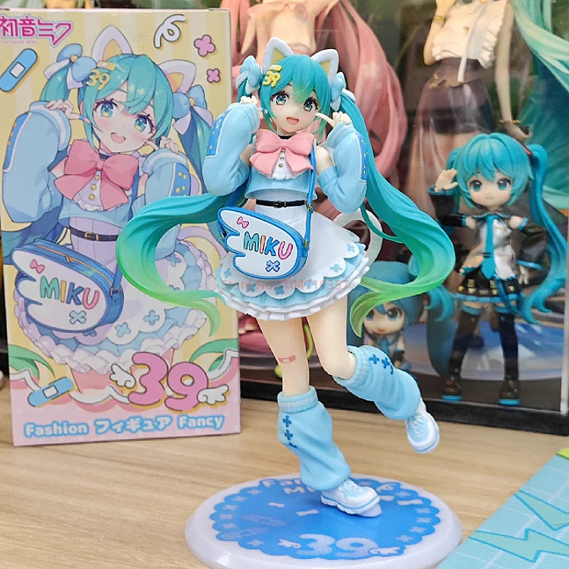 Genuine Original In Stock Taito Fancy Ver Hatsune Miku Fashion Figure Anime Action Figure Model Collection Figurine Toys Gifts