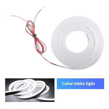 Car Trunk Dynamic Flowing Light Strip 4m/2m Automatic On/Off Scanning Lamp Flexible Waterproof Light Strip Hidden Installation