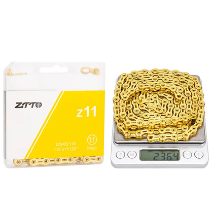 ZTTO MTB Road Bike 11 Speed Chain Current 11v Bicycle Missing Link 11S Power Lock High Quality 116 Links For K7 System