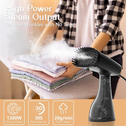 Handheld Garment Steamer Electric Household Steam Iron for clothes Portable Quick Heat Ironing Steam Machine for Home travel
