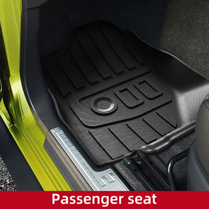 Right Drive for Suzuki Jimny 2019-2023 Fuel All-weather Floor Mats Liner TPE 3D Foot Pad Automotive Interior Accessories Black