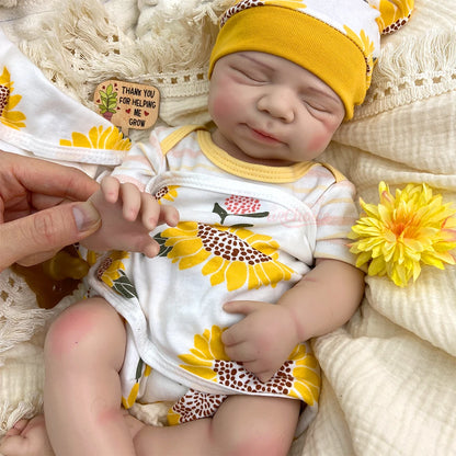 20Inch Open Mouth Pascale Full Soft Body Silicone Reborn Baby Lifelike Skin Veins Doll Anatomically Correct for Gift